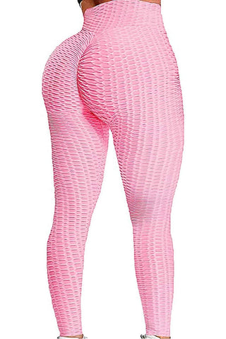 Butt Lift High Waist Leggings Pink - PM Sportswear